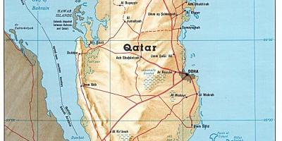 Katar plný mapu