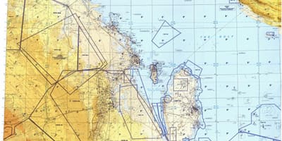 Mapa katar oblasti
