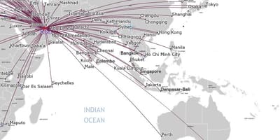 Qatar airlines mapu